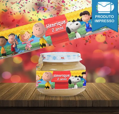Adesivo Papinha Snoopy
