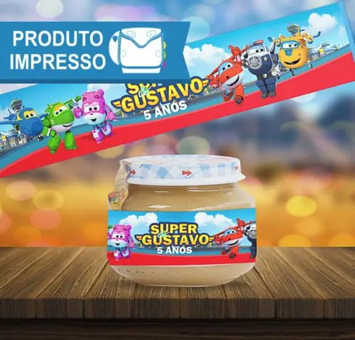 Adesivo Papinha Super Wings