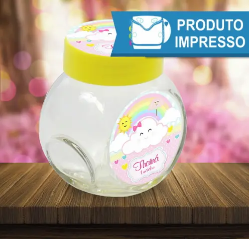 Adesivo para Baleiro Chuva de Amor