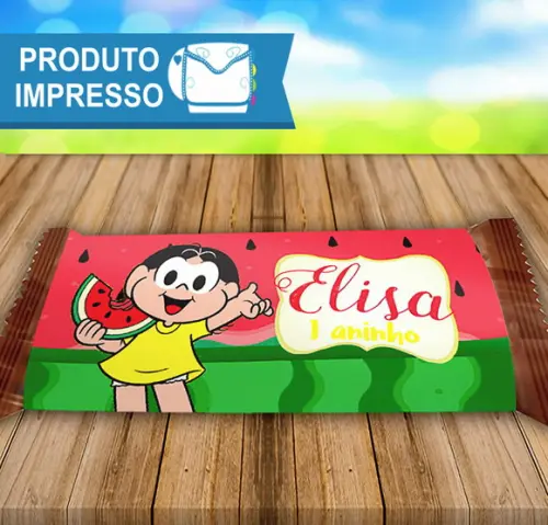 Adesivo para Barra de Chocolate Magali
