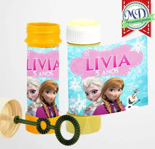 Adesivo para Bolha de Sabão Frozen
