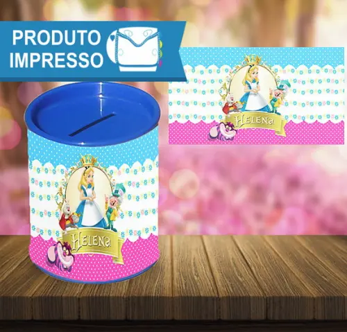 Adesivo para Cofre Alice no País das Maravilhas