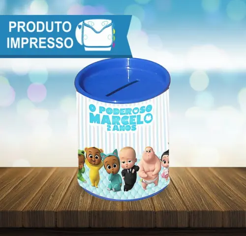 Adesivo Para Cofrinho O Poderoso Chefinho