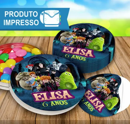Adesivo para Latinha Hotel Transylvania