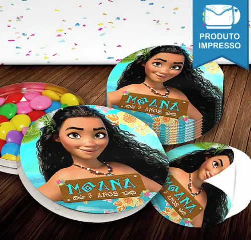 Adesivo para Latinha Moana