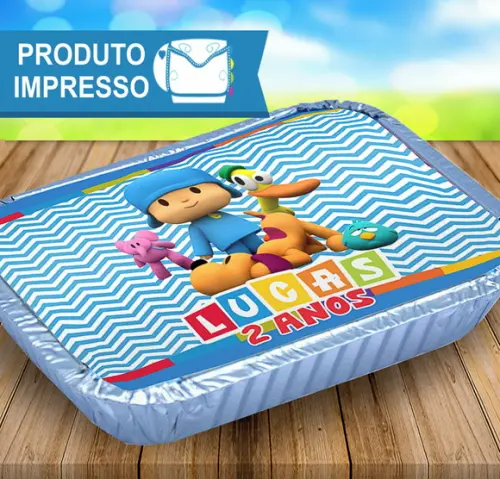 Adesivo para Marmitinha Pocoyo Nº 01