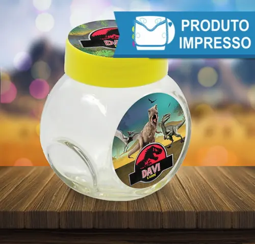 Adesivo para Mini Baleiro Jurassic Park