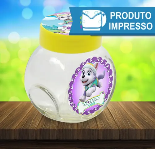 Adesivo para Mini Baleiro Everest da Patrulha Canina