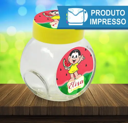 Adesivo para Mini Baleiro Magali
