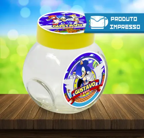 Adesivo para Mini Baleiro Sonic