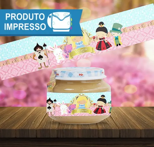 Adesivo para Papinha Alice Cute