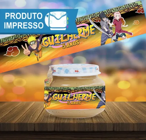 Adesivo para Papinha Naruto
