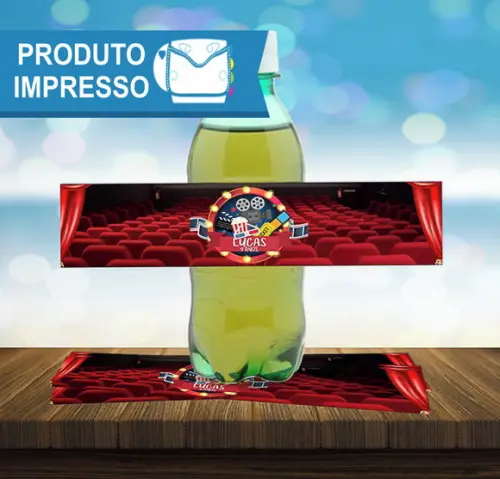 Adesivo para Refrigerante do Cinema