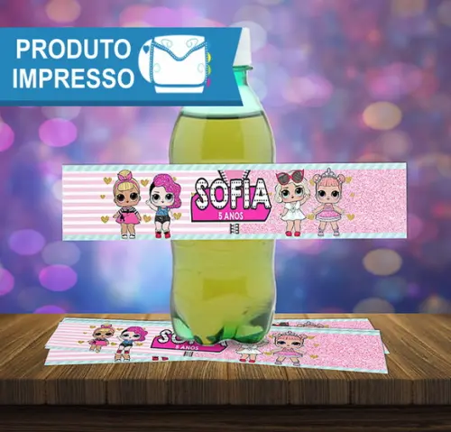 Adesivo para Refrigerante do LOL Surprise