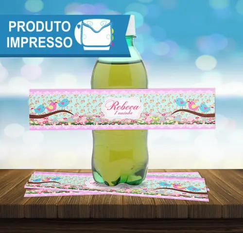Adesivo para Refrigerante do Passarinhos
