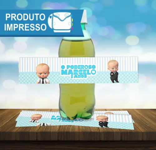 Adesivo para Refrigerante O Poderoso Chefinho