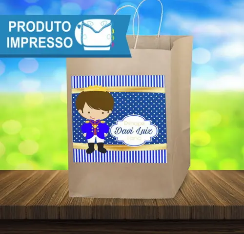 Adesivo para Sacola Príncipe