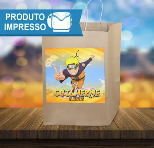 Adesivo para Sacolinha Naruto