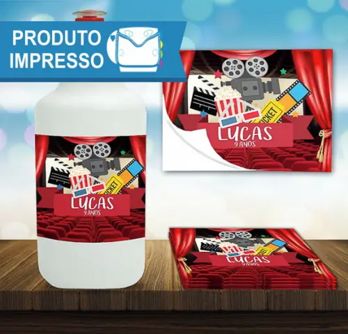 Adesivo para Squeeze Cinema