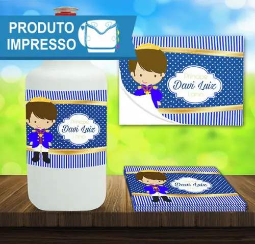 Adesivo para Squeeze Príncipe
