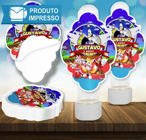 Adesivo para Tubete Sonic