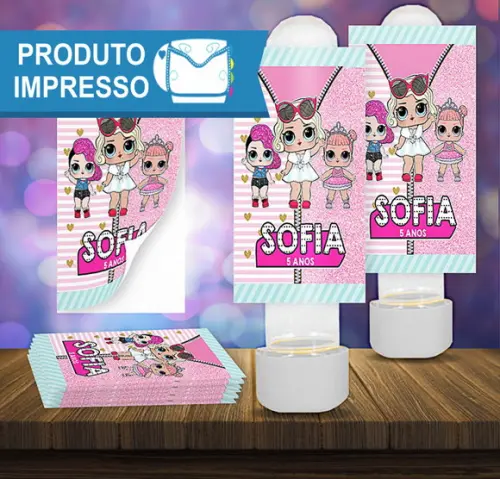 Adesivo para Tubete LOL Surprise