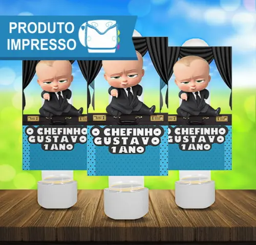 Adesivo para Tubete O Poderoso Chefinho