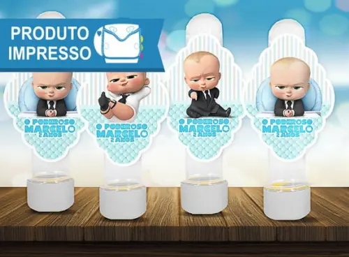 Adesivo para Tubete O Poderoso Chefinho