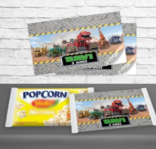 Adesivo Pipoca DINOTRUX
