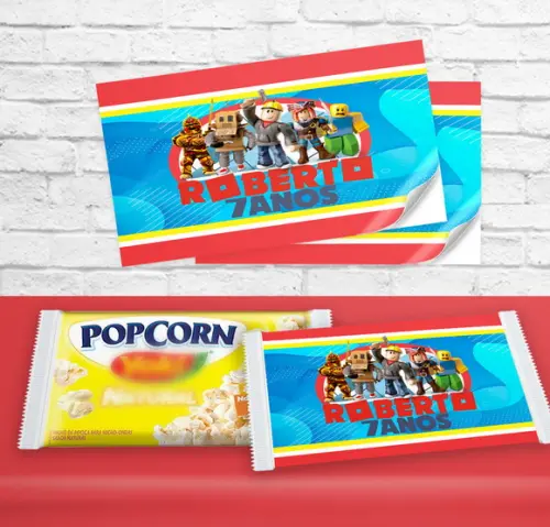 Adesivo Pipoca Microondas Roblox