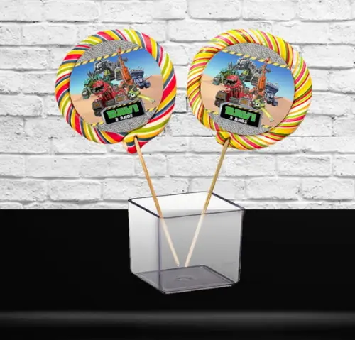 Adesivo Pirulito DINOTRUX