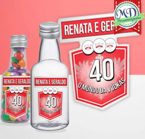 Adesivo Rotulo Minigarrafa Smirnoff Buteco