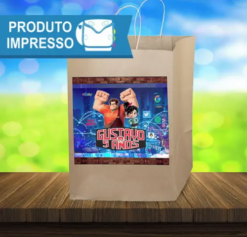 Adesivo Sacolinha Detona Ralph