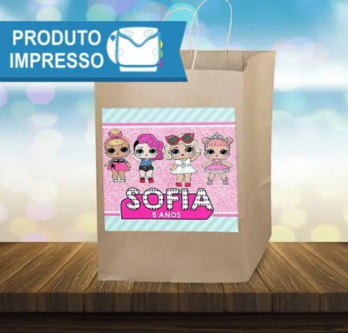 Adesivo Sacolinha LOL Surprise