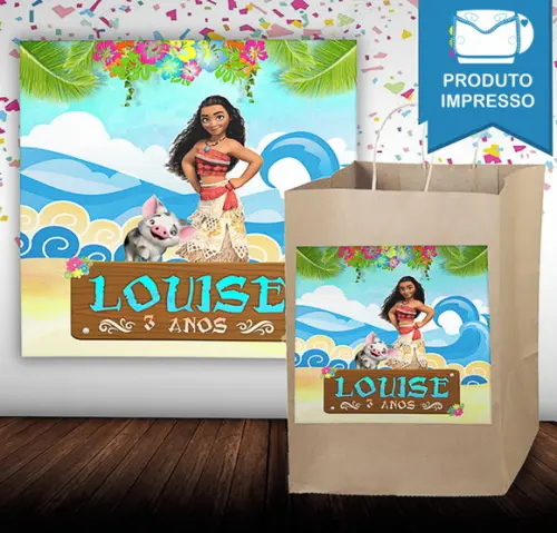 Adesivo Sacolinha Moana