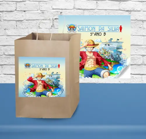 Adesivo Sacolinha One Piece