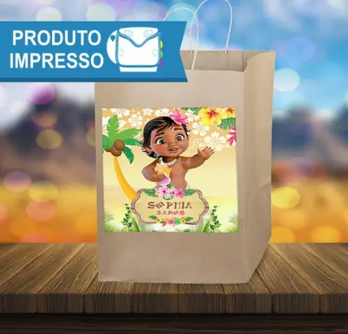 Adesivo Sacolinha Moana Baby