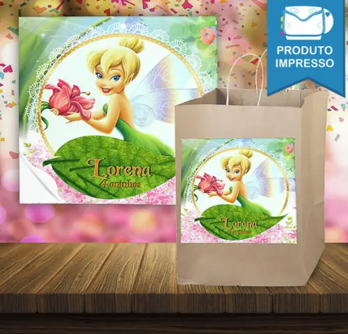 Adesivo Sacolinha Tinker Bell