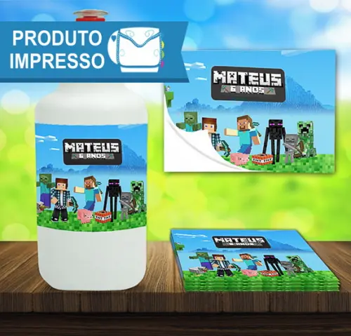 Adesivo Squeeze Minecraft
