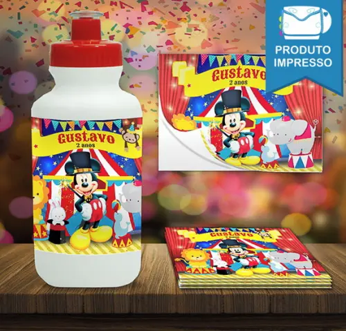 Adesivo Squeeze Mickey Circo