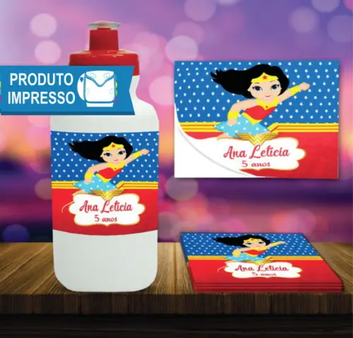 Adesivo Squeeze Mulher Maravilha