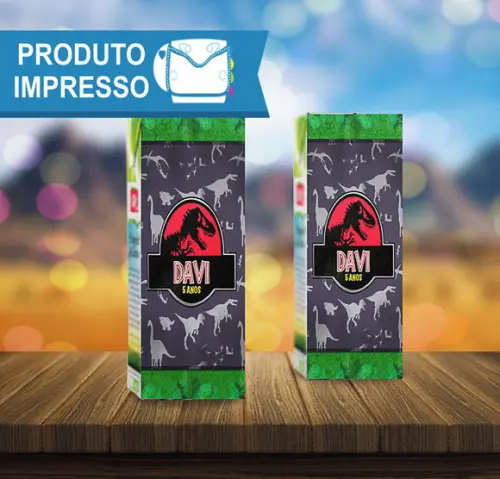 Adesivo Suco 200ml Jurassic Park