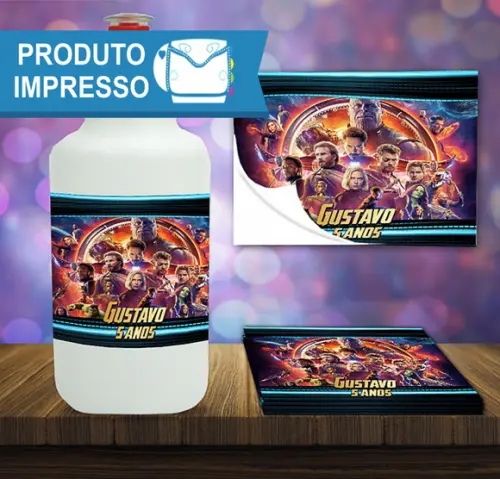 Adesivo Squeeze Vingadores Cute