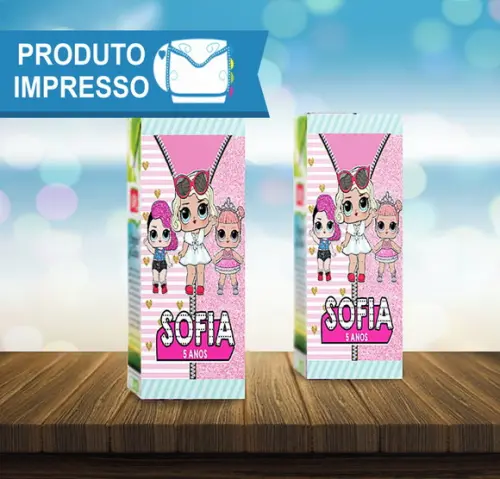 Adesivo Suco 200ml LOL Surprise