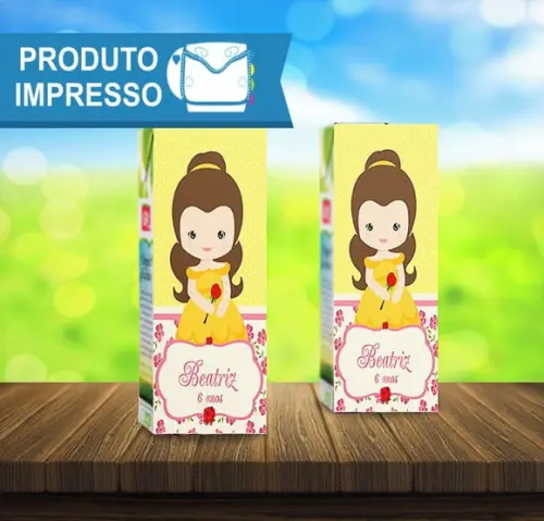 Adesivo Suco Bela e a Fera Cute 200ml