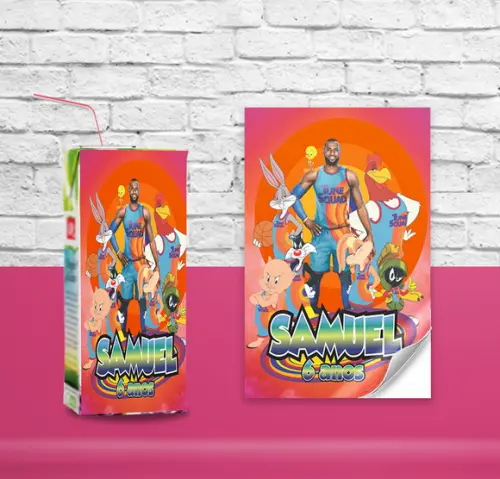 Adesivo Suco 200ml SPACE JAM