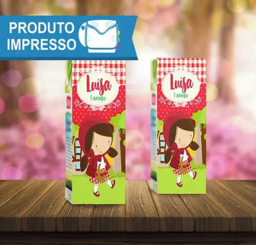 Adesivo Suco Chapeuzinho Vermelho 200ml