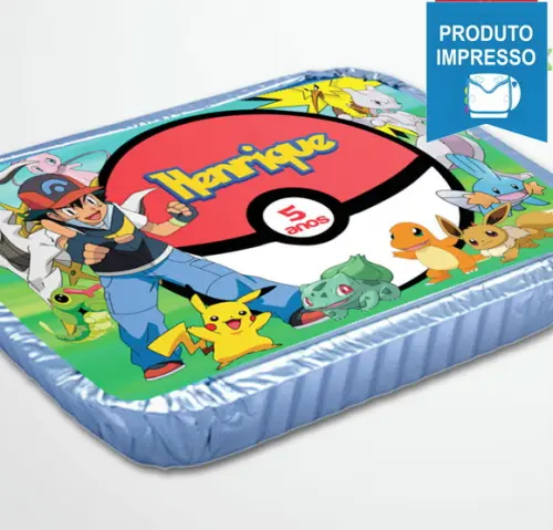 Adesivo Tampa Marmita Pokémon