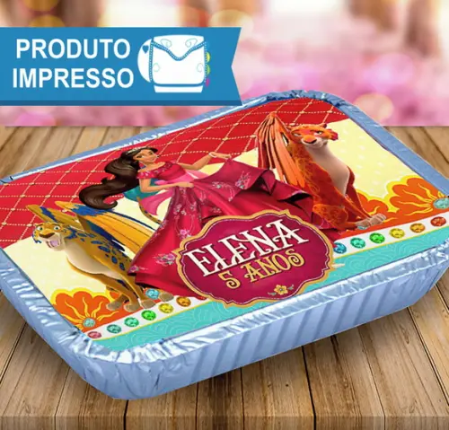 Adesivo Tampa Marmitinha Elena de Avalor