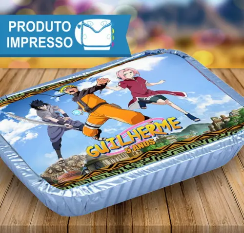 Adesivo Tampa Marmitinha Naruto